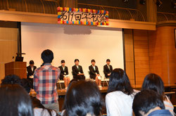 ▲ 学校祭1日目 学習成果発表