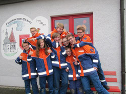 Hier ein Großteil der Jugendgruppe nach einem erfolgreichen Wissenstest 2014.