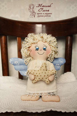 текстильная куколка ангел