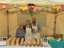 The Little Welsh Chocolate Company Market Stall, Llanyrafon Manor, Wales