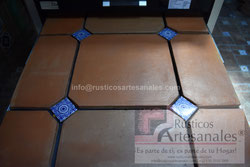 Loseta de Barro Natural Rojo Bendix 30x30 para pisos rústicos con apariencia mexicana en cocinas, salas, reacámaras los tenemos en www.rusticosartesanales.com