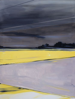 Matthieu van Riel. Schilderij. Dutch Landscape 160x120cm oil on canvas 2011