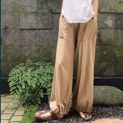 Rungu 厚手ワイドパンツ