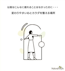 ナチュラルスタイル看板・疲労回復プログラム「フレッシュアップセラピー」