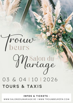 Salon du Mariage de Bruxelles 3 et 4 Octobre 2026