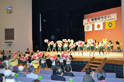 間野台小の花笠音頭