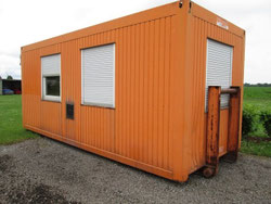 Bürocontainer von Hachmeister, Zweiraum Container, Gebraucht , mit Gasheizung 