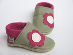 Blumen Krabbelschuhe, Leder Kinderschuhe Mädchenschuhe, Krabbelschuhe nach Maß, Babyschuhe, Lauflernschuhe, Puschen