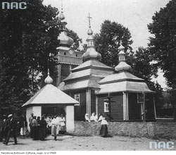  Cerkiew św. Michała Archanioła w Wysowe  fot. Narodowe Archiwum Cyfrowe 
