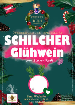 Punsch Plakat- Rudi Weghofer - winzerclub.at - Punschzeit , Orangen Punsch, Amaretto Punsch, Kinder Punsch