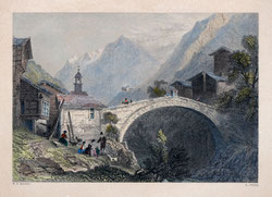 Nr. 3332 Scene in the Valley of St.Nicolas