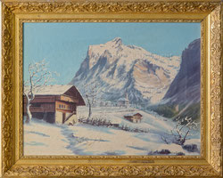 Nr. 4414 Grindelwald, Wetterhorn, Winter