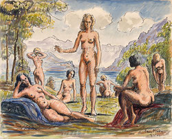 Nr. 4268rg Heisser Sommertag am See