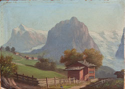 Nr. 1289 Bei Grindelwald mit Wetterhorn und Mettenberg