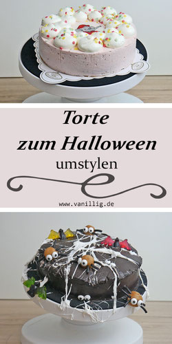 Halloween Torte mit Spinnen inkl. Video Anleitung