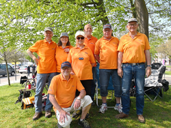 Jochen, Irene, Margrit, Roland, Reinhard, Jürgen (MF) und vorne Franz