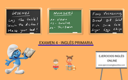 Examen 4 - primaria inglés