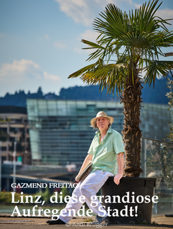 Gazmend Freitag beim Lentos Museum Linz, 25.06.2026 © Andi Brugger