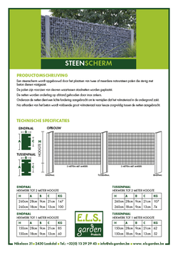 Dirk Van Bun Communicatie & Vormgeving - Grafische vormgeving - Grafisch ontwerp - reclame - publiciteit - Grafisch ontwerp - Lommel -  Leaflet & Flyer ELS Garden