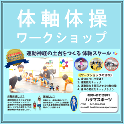 船橋市 習志野市 鎌ケ谷市 体軸体操 ワークショップ
