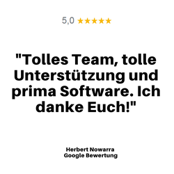Google Bewertung Loesungsbox und Softwarepunks