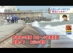 TOKYOMXテレビ37のバラいろダンディで津波シェルター放映