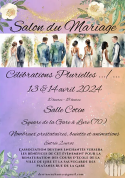 Salon du Mariage - Célébrations plurielles à Lure - 13 et 14 Avril 2024