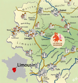 Auf dem bauernhof der Esel von Vassiviere