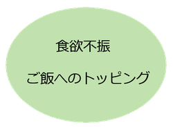 食欲不振、ご飯へのトッピング