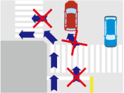 左折イメージ／警察庁HPを参考に弊社にて作成