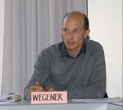 Dipl.-Ing. Architekt Joachim Wegener im 2. Workshop