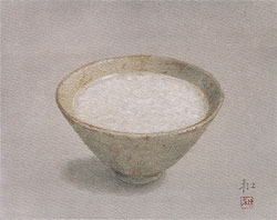 粥 (2011) ※中西和画集「素」より