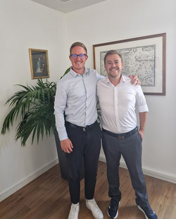 Malte Hendricks und Christian Groß (Bild: bNear) 