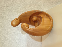 Krippe in Kirschbaumholz
