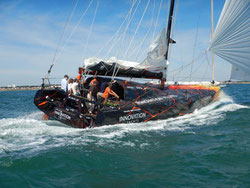 The open sea sailing yacht OPEN60AAL with a completely new yacht construction concept. Equipped with future-oriented solar technology from SOLARA. Guaranteed reliable power supply with high-performance solar cells. A solar system for the toughest loads.
