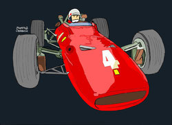 Helmet of Mike Parkes by Muneta & Cerracín