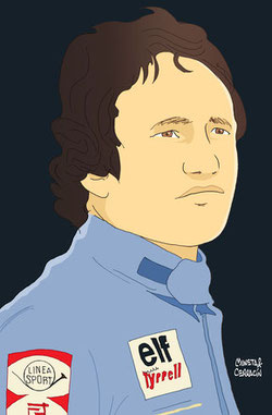 Patrick Depailler by Muneta & Cerracín