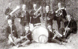 Die Musikkapelle im Jahr 1925