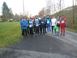 Die Walkinggruppe vor dem Start.