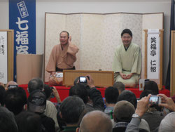 桂米紫さん・笑福亭喬龍さん(七福寄席 2023年1月18日)