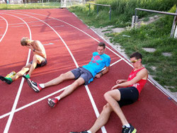 gemeinsames Training mit dem team2012.at