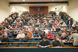 Public lors de la conférence de Francis Hallé en 2013