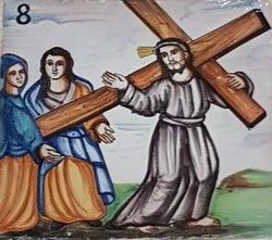 VIII Estación, Jesús habla con las mujeres de Jerusalén