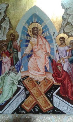 Icono que se venera este tiempo en la catedral Melquita de Jerusalén