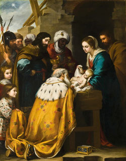 La adoración de los Reyes Magos, Bartolomé Esteban Murillo