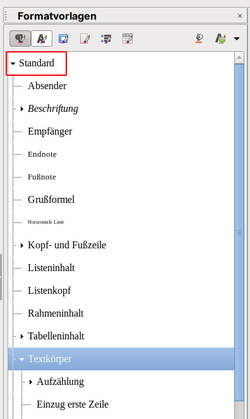 Abb. 5: Formatvorlagen