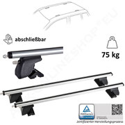 2 Stück Auto Dachträger für Mercedes Benz B-Klasse W245 2005-2010,  Aluminium Dachgepäckträger Geschlossene Reling Crossbar, Auto Zubehör :  : Auto & Motorrad