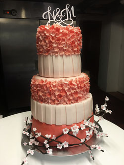 Kirschblüten Torte