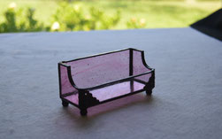 Pink Clear Card Holder