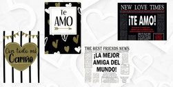 TARJETAS Y PERIODICOS LOVE 